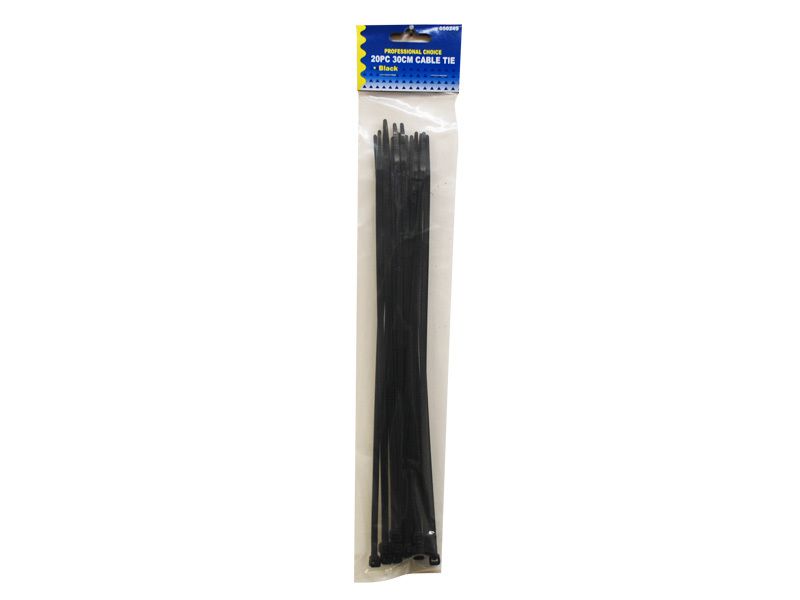 Cable Ties - Black 50cm (24 Packs)