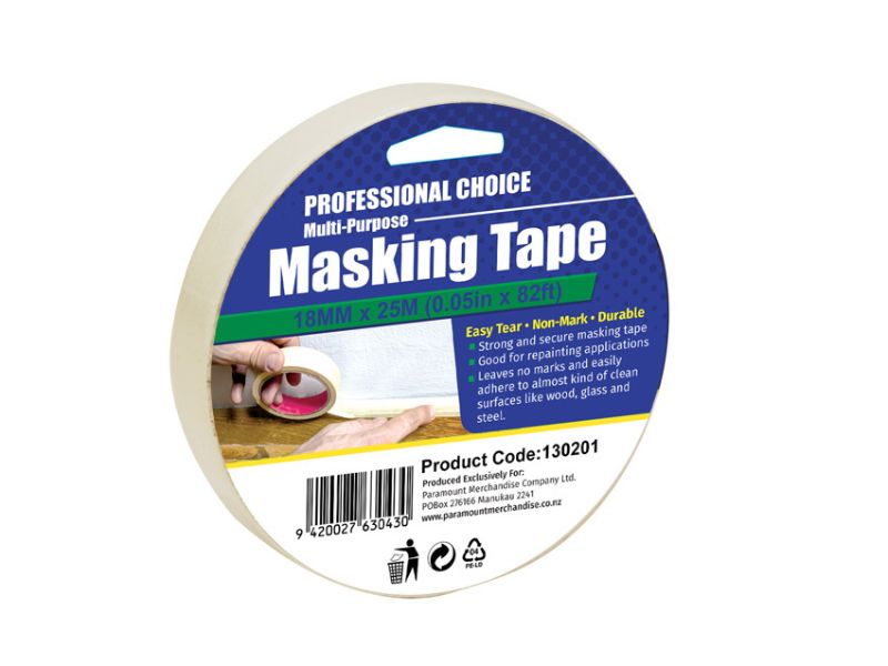 Masking Tape - General Purpose 25m (Set of 12)