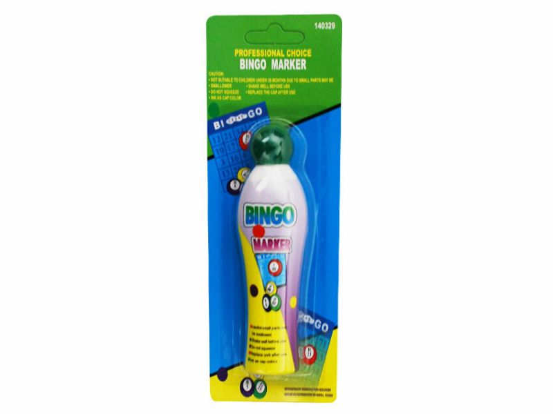 Set of 24 vibrant 40ml bingo markers for neat gameplay, crafting, and creative projects with long-lasting bright ink.
