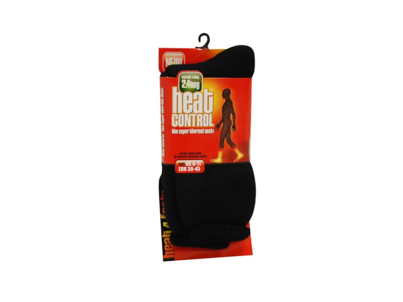 Heat Control Super Thermal Socks featuring 12 pairs, designed for maximum warmth and comfort in cold conditions.