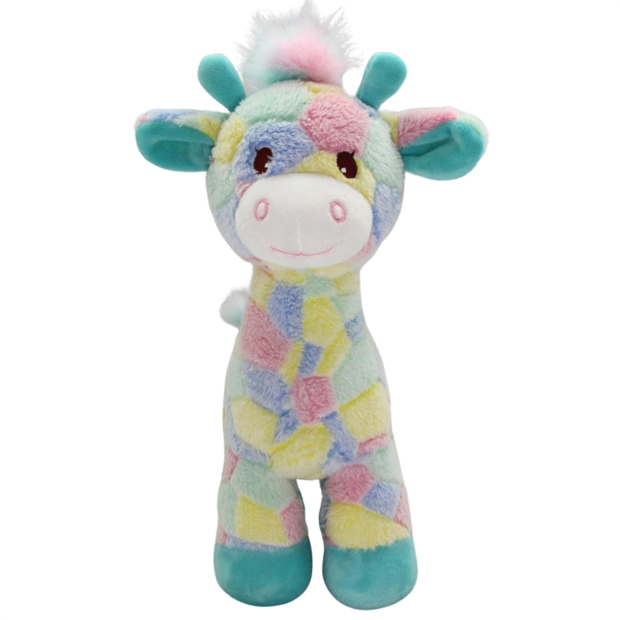 Soft Plush Toy - Skittles Giraffe. Colourful Giraffe.