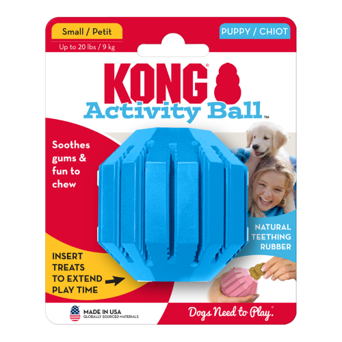 Dog Toy - KONG Puppy Activity Ball Assorted (Medium)