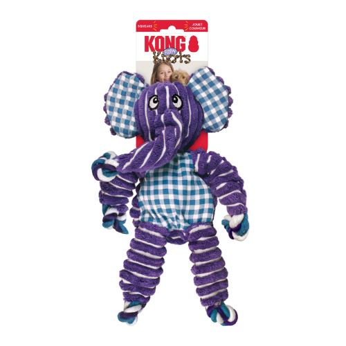 Dog Toy - KONG Floppy Knots Elephant (Medium/Large)
