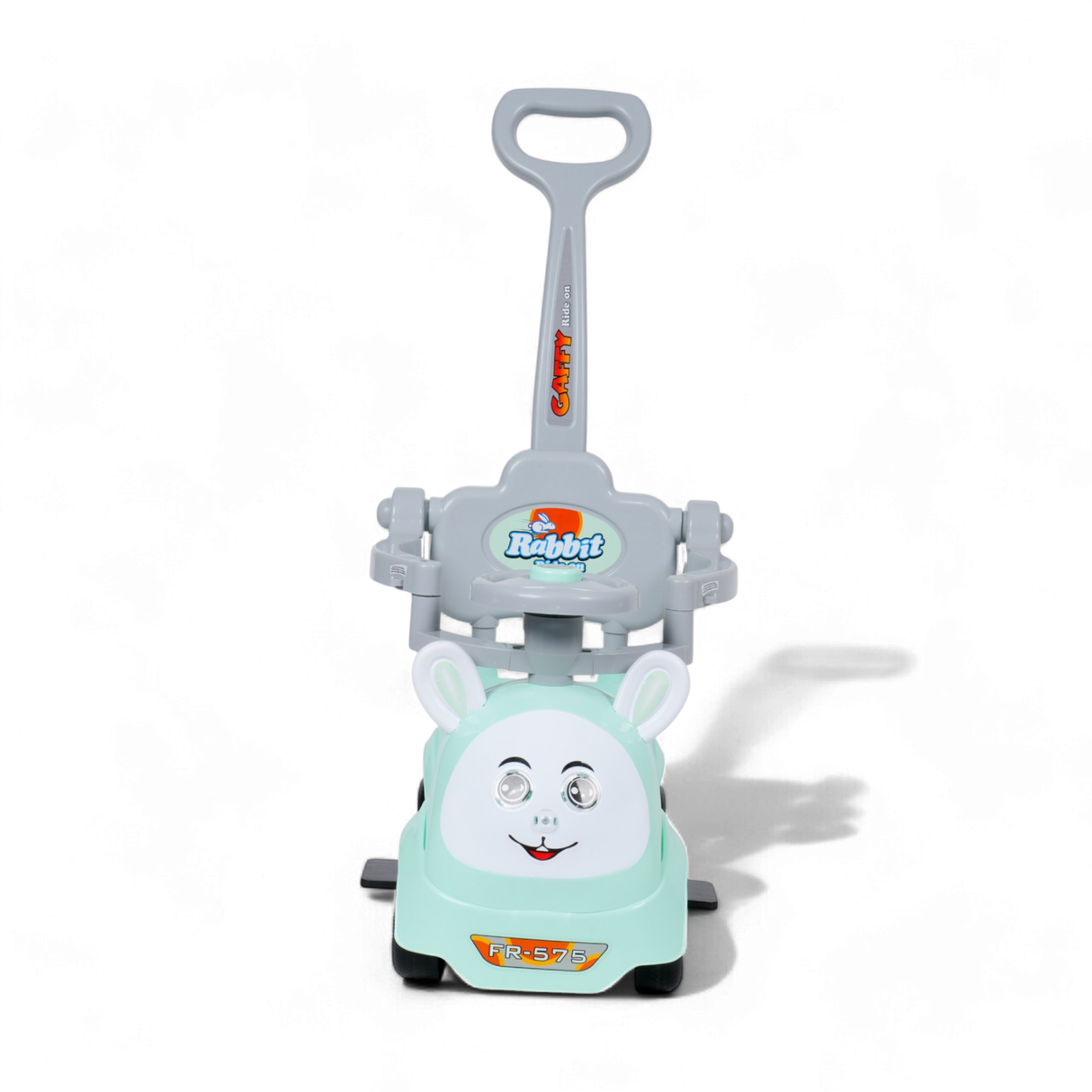 Kids Rabbit Ride-On With Parent Handle & Footrest FR-170 Green