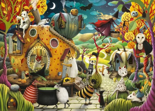 Jigsaw Puzzle - Ravensburger Happy Halloween (1000pcs)