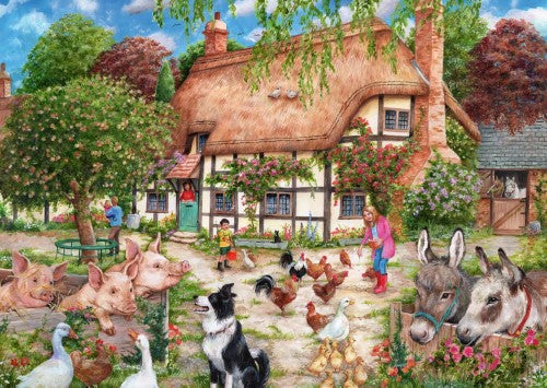 Jigsaw Puzzle - Ravensburger Farm Cottage (1000pcs)