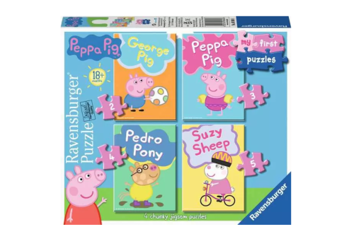 Jigsaw Puzzle - Ravensburger Peppa Pig My First Puzzle (2/3/4/5pcs)