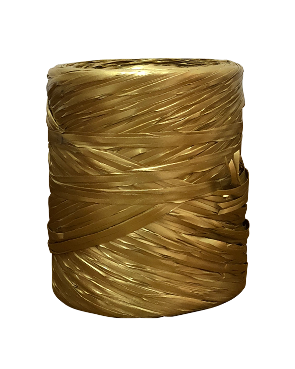 Metallic Raffia - Gold (5mm X 200mtrs)