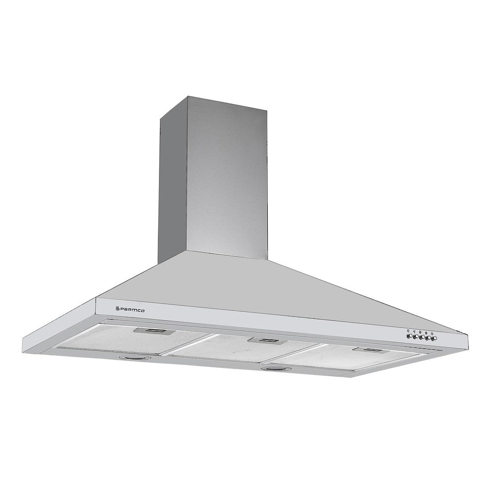 Parmco - Canopy - 900mm Styleline - Stainless Steel - LED
