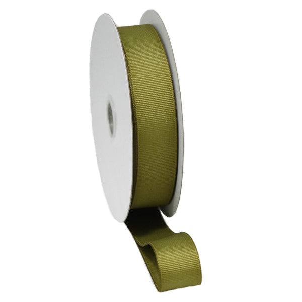 Ribbon Woven edge Grosgrain Olive