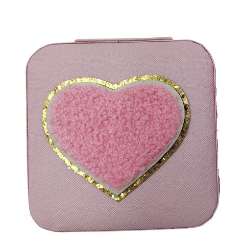 Heart Pink Jewellery Box (Set of 2)