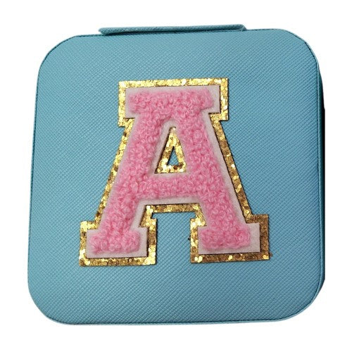 Letter - A Blue Jewellery Box (Set of 2)