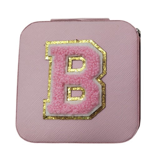Letter - B Pink Jewellery Box (Set of 2)