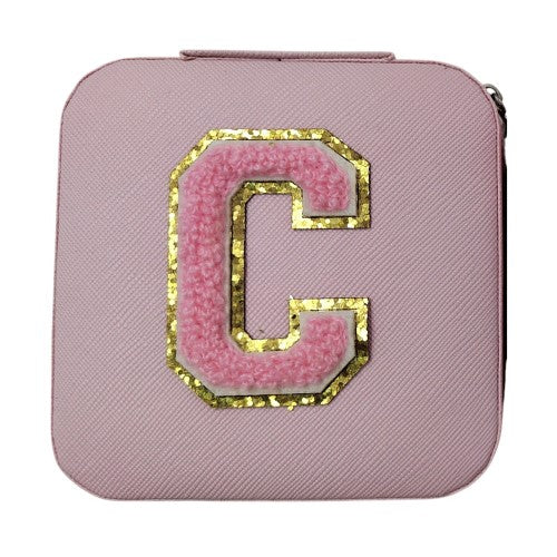 Letter - C Pink Jewellery Box (Set of 2)