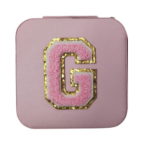 Letter - G Pink Jewellery Box (Set of 2)