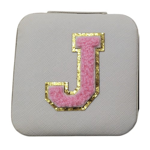 Letter - J White Jewellery Box (Set of 2)