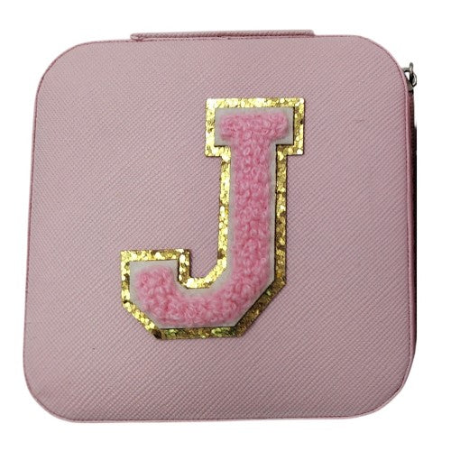 Letter - J Pink Jewellery Box (Set of 2)