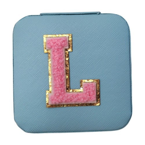 Letter - L Blue Jewellery Box (Set of 2)