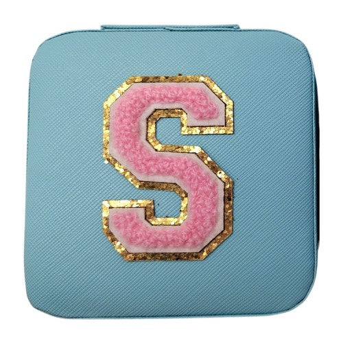 Letter - S Blue Jewellery Box (Set of 2)