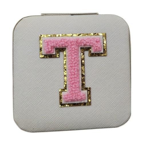 Letter - T White Jewellery Box (Set of 2)