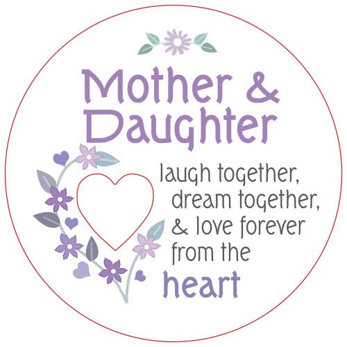 Mother and Daughter Piece of My Heart Magnet (Set of 2)