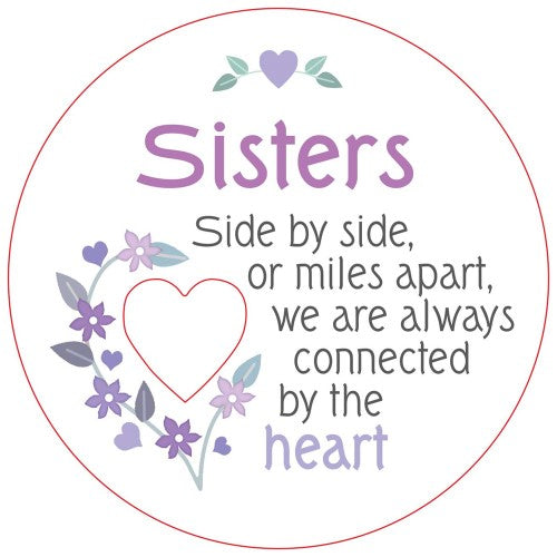 Sisters Piece of My Heart Magnet (Set of 2)