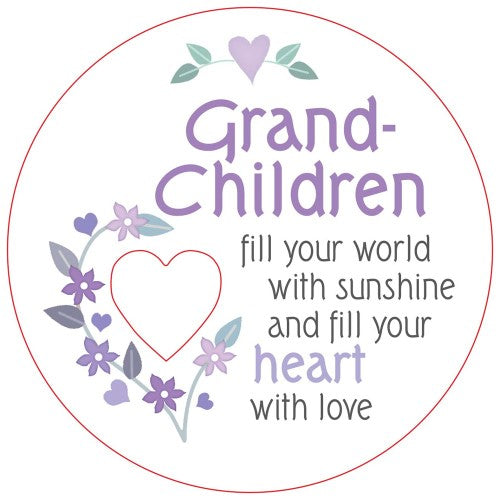 Grandchildren Piece of My Heart Magnet (Set of 2)