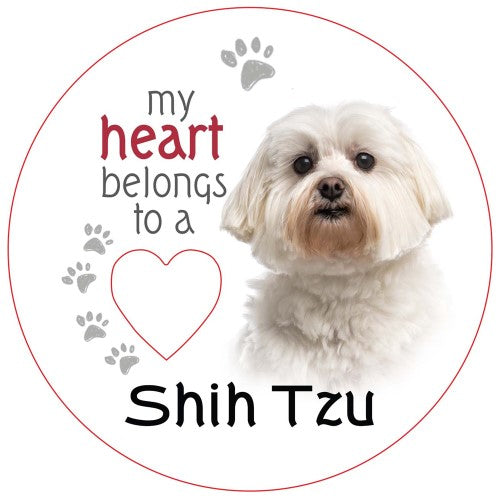 Shih Tzu Piece of My Heart Magnet (Set of 2)