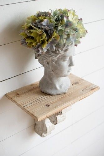 Visage Cement Vase - Medium