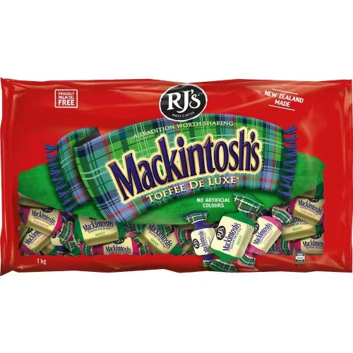 RJs Mackintosh Toff De Luxe 800g