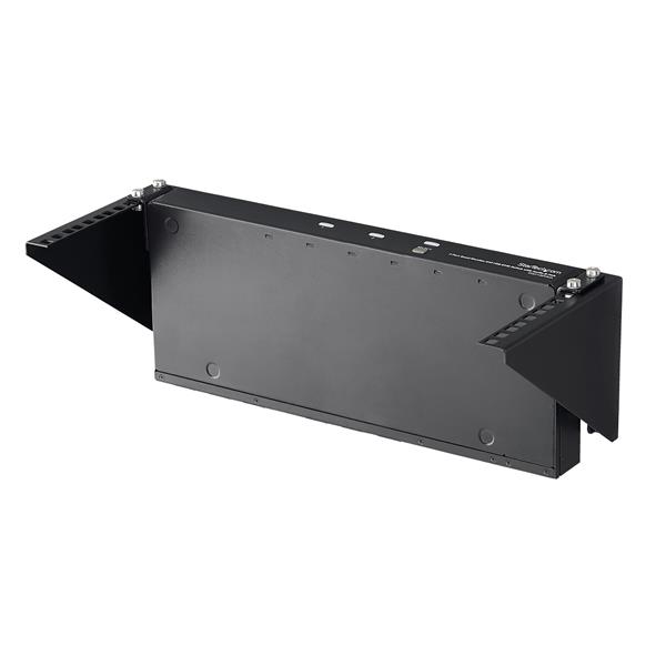 4U 19in Steel Vertical Wall Mount Equipment Rack Bracket