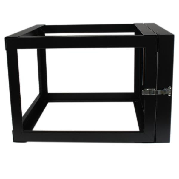 6U 55cm (22in) Depth Hinged Open Frame Wall Mount Server Rack