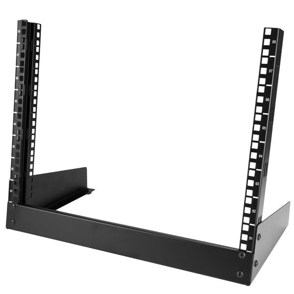 8U Desktop Rack - 2-Post Open Frame Rack