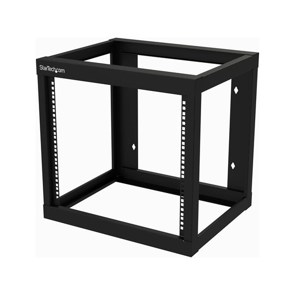 9U Wall-mount Rack - Open Frame - 18" Deep - Steel - 2 Post Data Rack