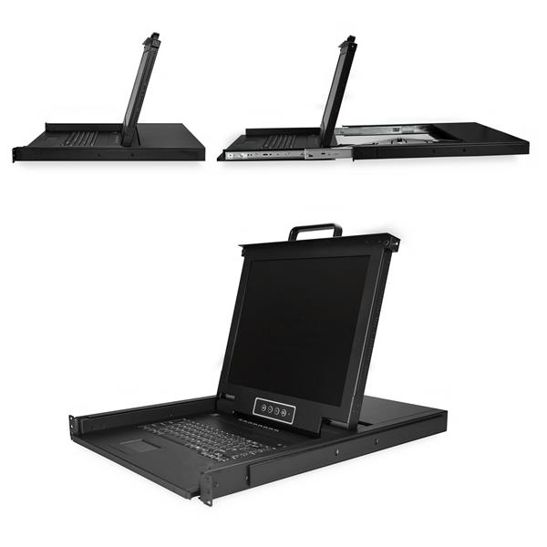 Rackmount KVM Console - 8 Ports with 17" LCD Monitor