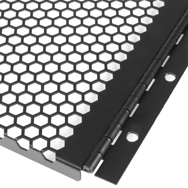 Vented Blank Panel with Hinge for Server Racks - 6U