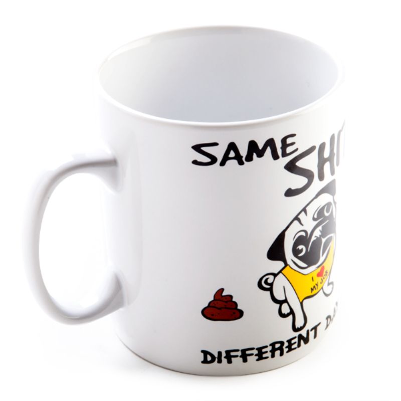 Coffee Mug - Same Shit Different Day Pug Giant (12.5cm)