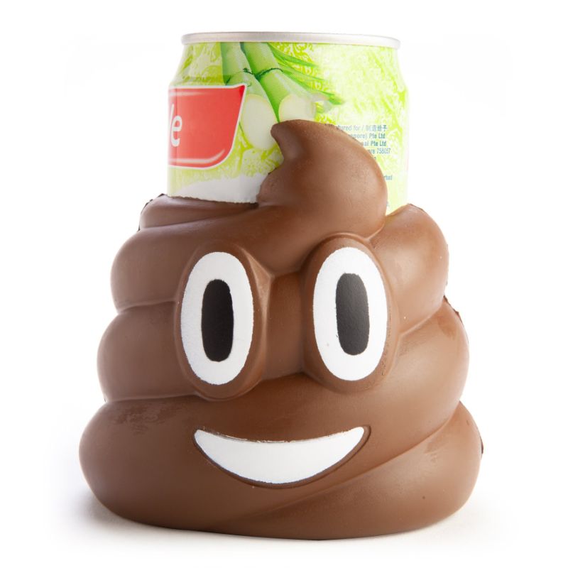 Stubby Cooler - Koolface Smiling Poo (11cm)