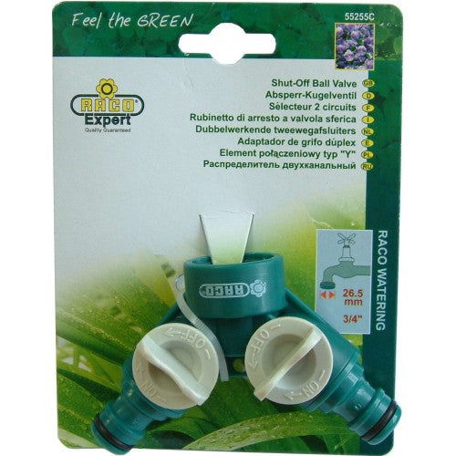 Raco Rt55/255c Twin Tap Adaptor 1/2"X 3/4" (1)