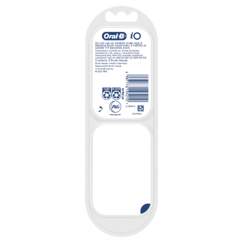 Electric Toothbrush Refills - Oral B iO Radiant White (2 Pack)