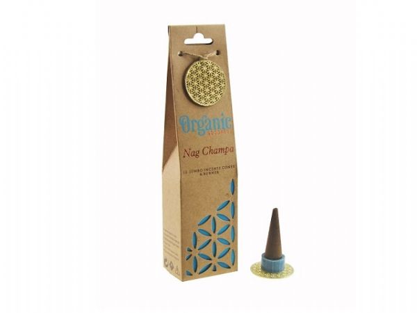 Incense - 6 x Jumbo Cones Nag Champa Organic Goodness