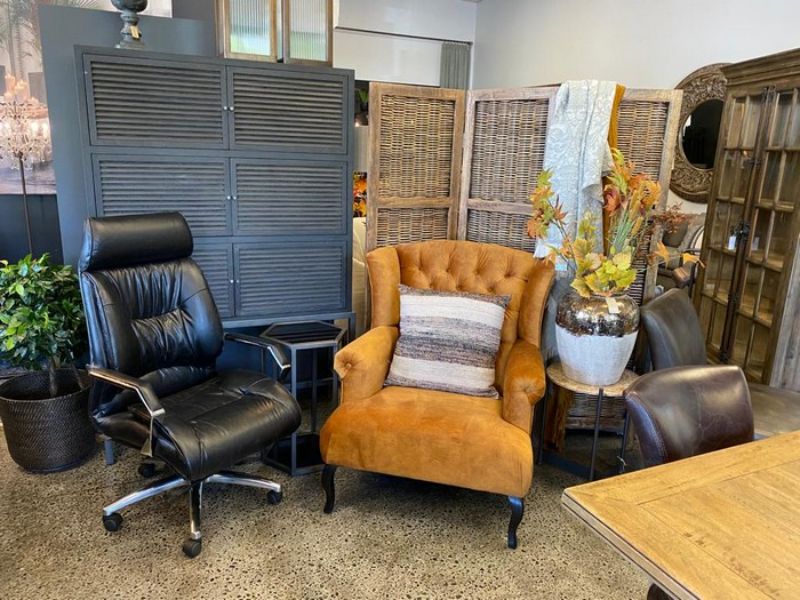 DESK CHAIR - GM BELON BLACK (90cm)