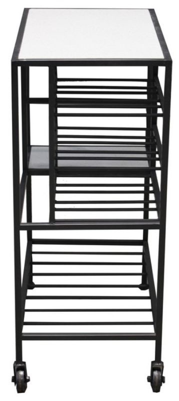 Wine Trolley - Marble / Steel