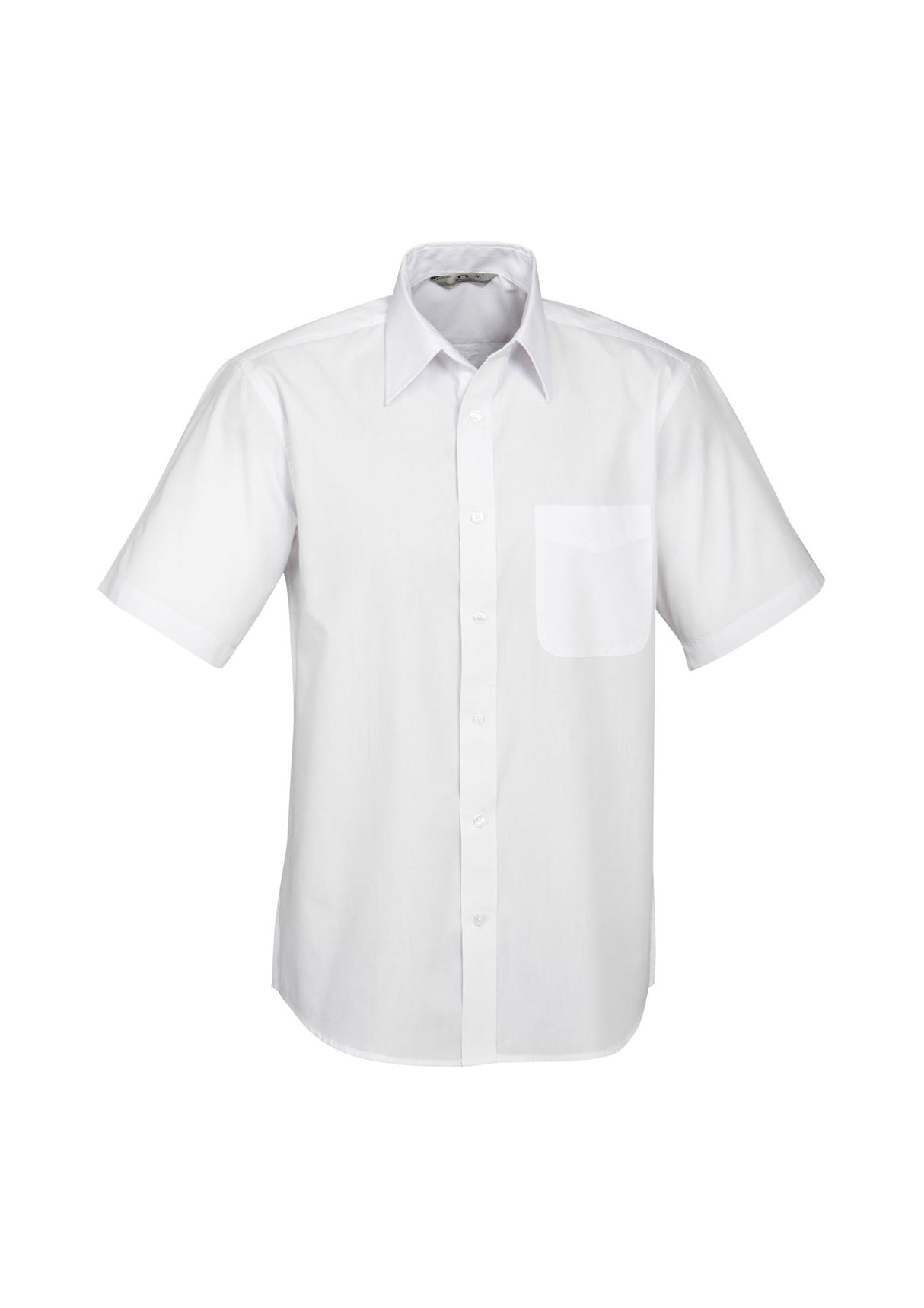 Base Mens Short Sleeve Shirt - White