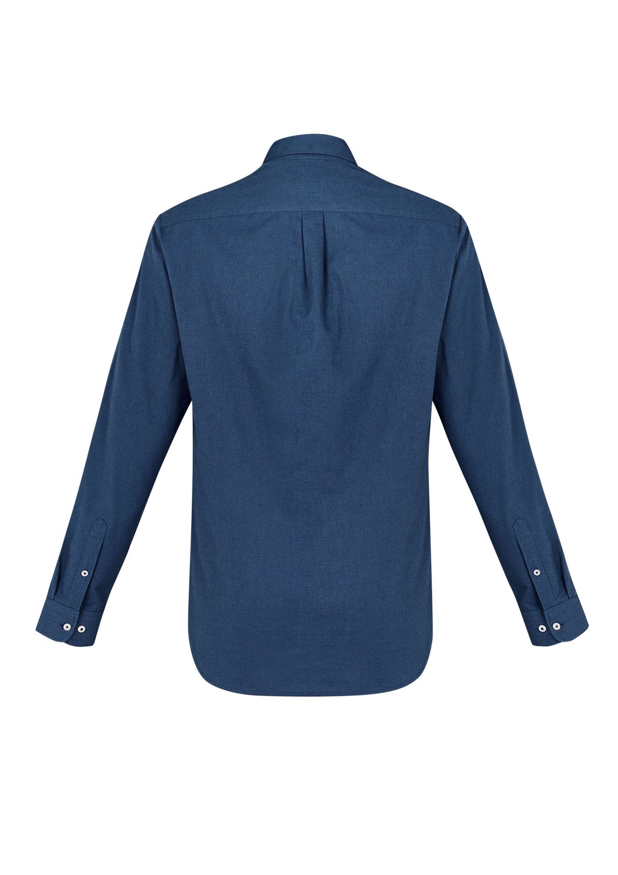 Memphis Mens Long Sleeve Shirt - Mineral Blue