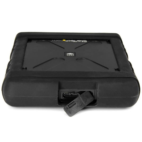 Rugged Hard Drive Enclosure - USB 3.0 to 2.5in SATA 6Gbps HDD or SSD - UASP