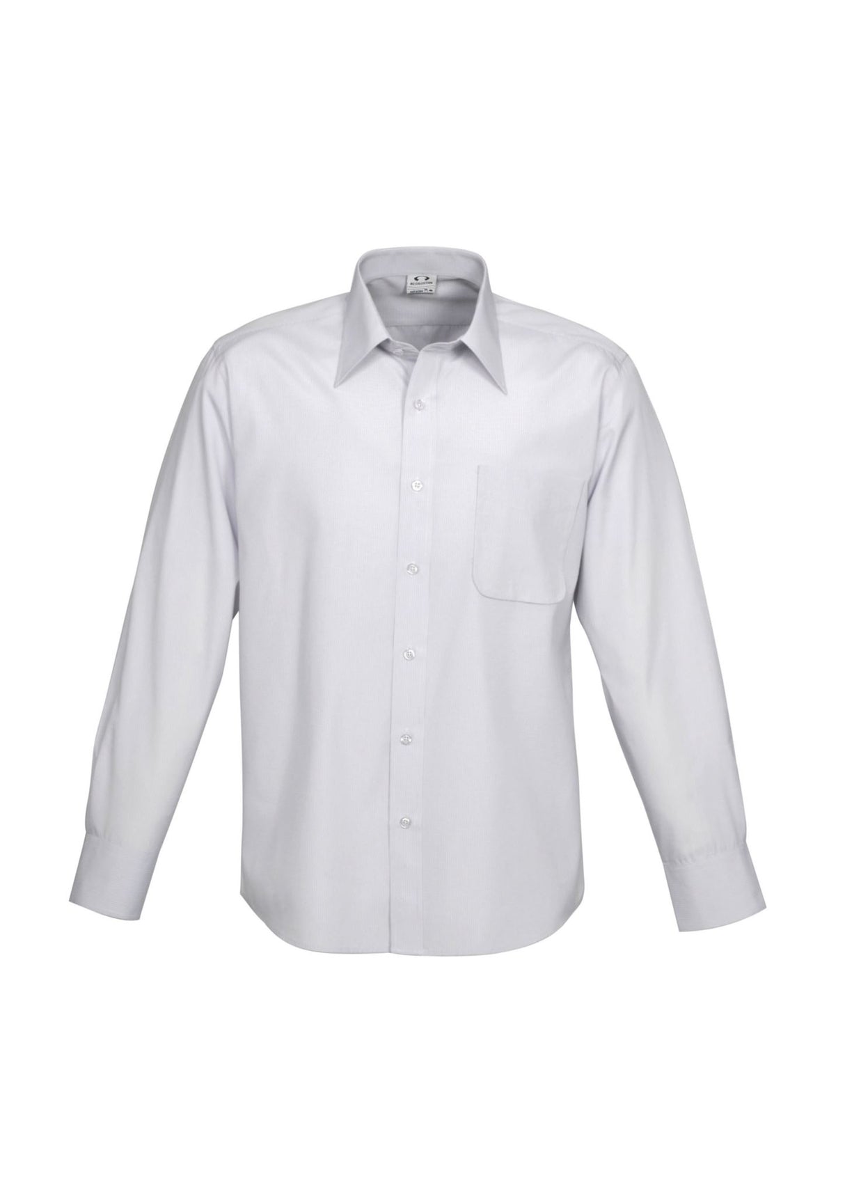 Ambassador Mens Long Sleeve Shirt - Silver Grey