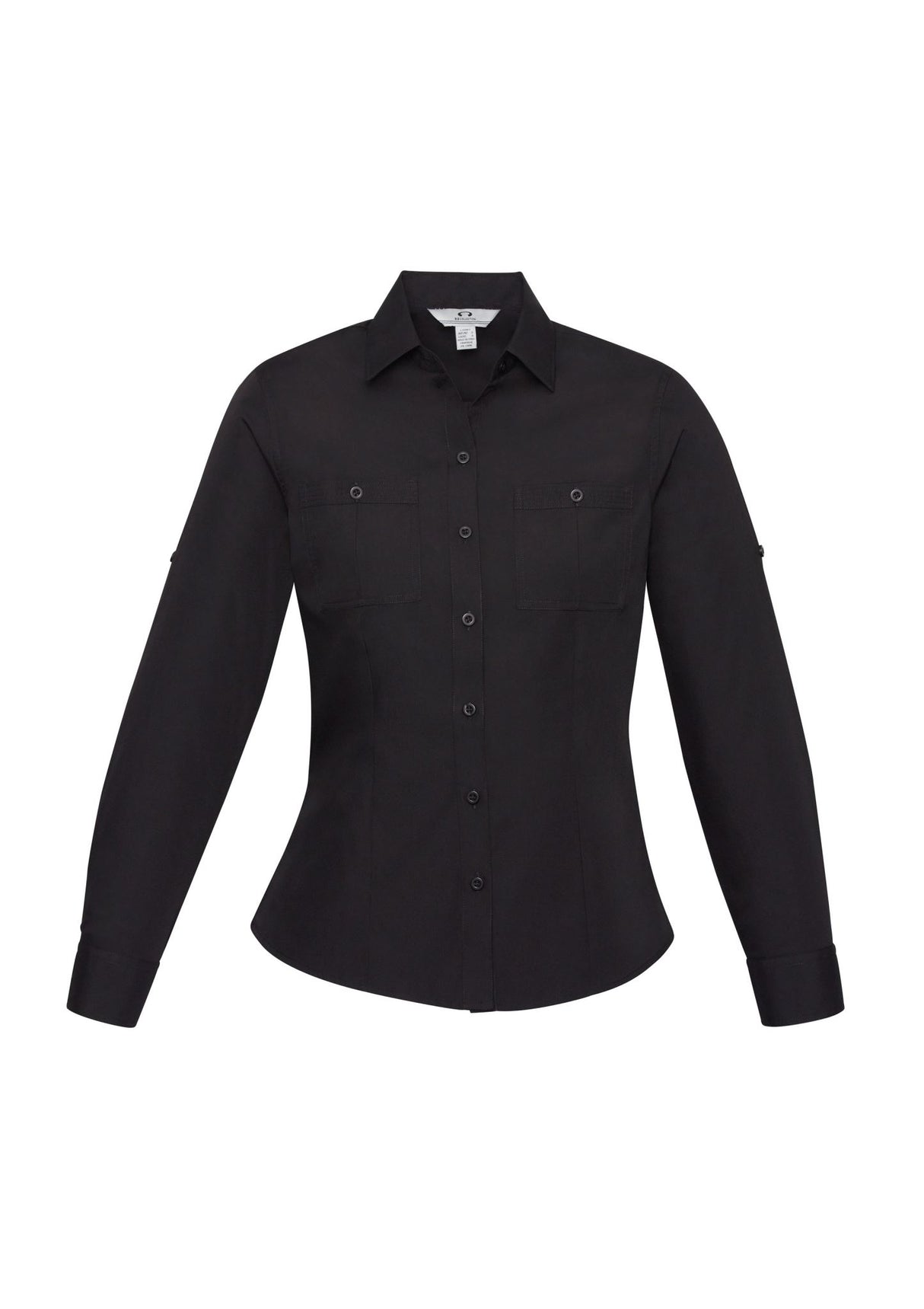 Bondi Womens Long Sleeve Shirt - Black