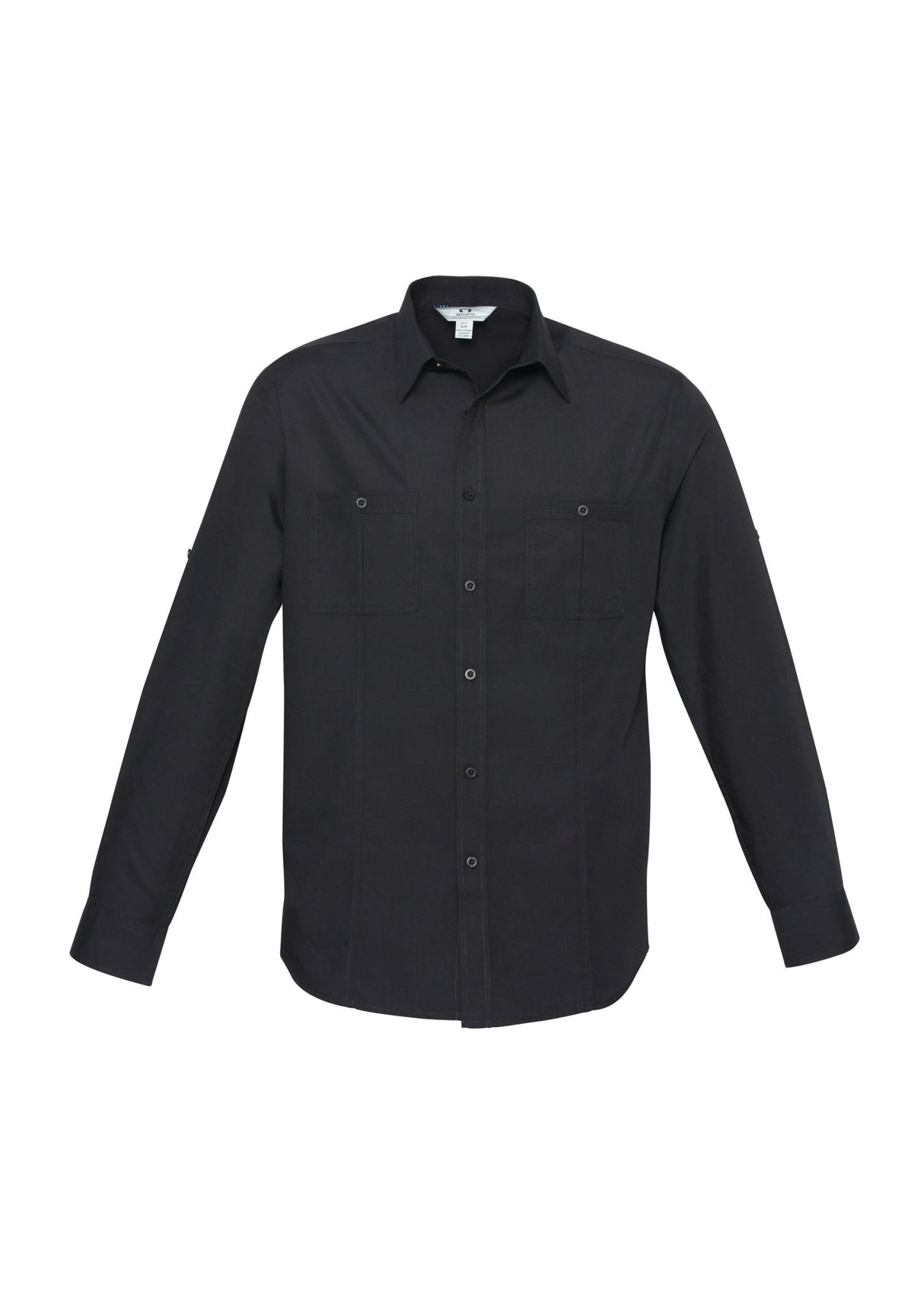 Bondi Mens Long Sleeve Shirt - Black