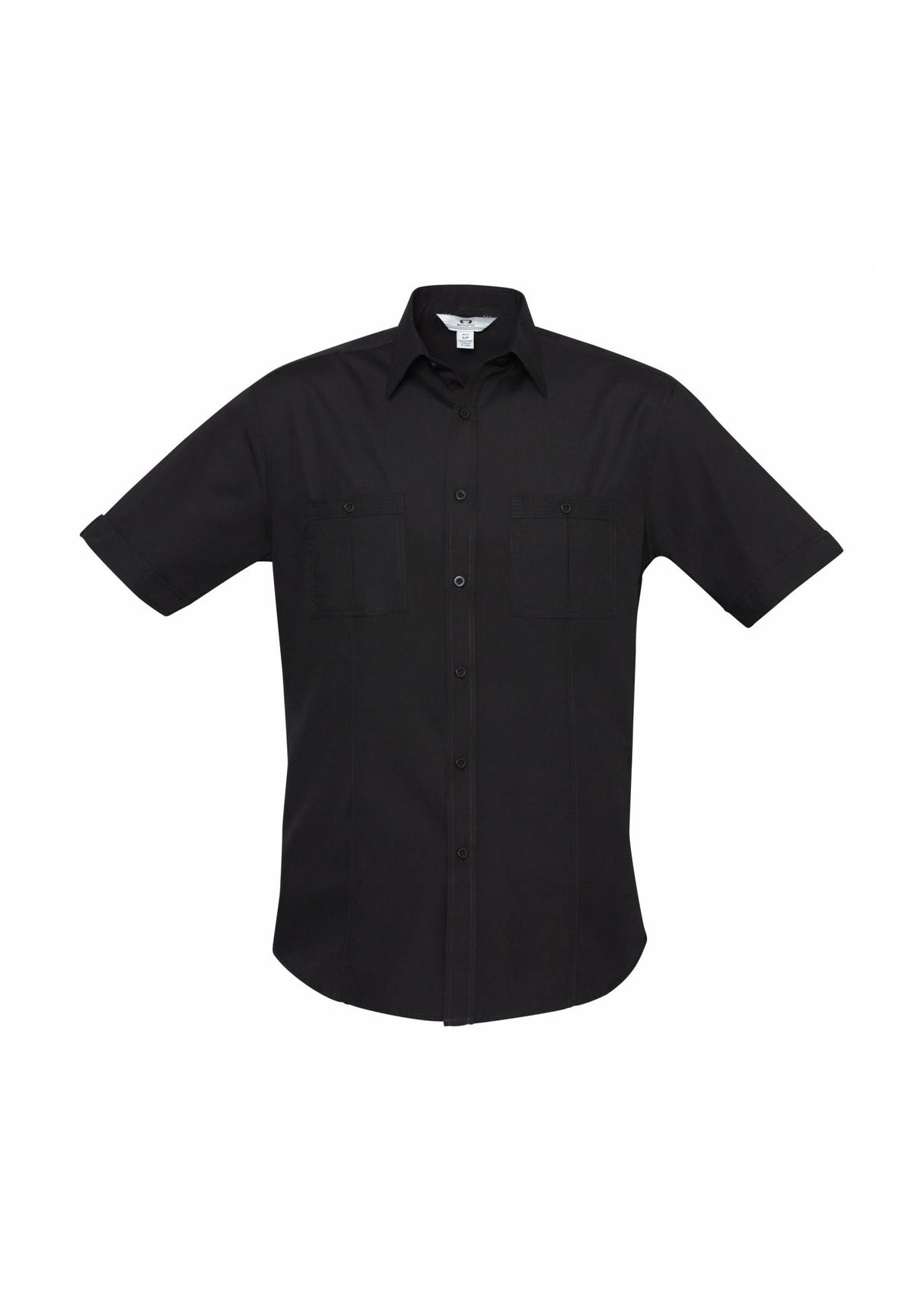 Bondi Mens Short Sleeve Shirt - Black
